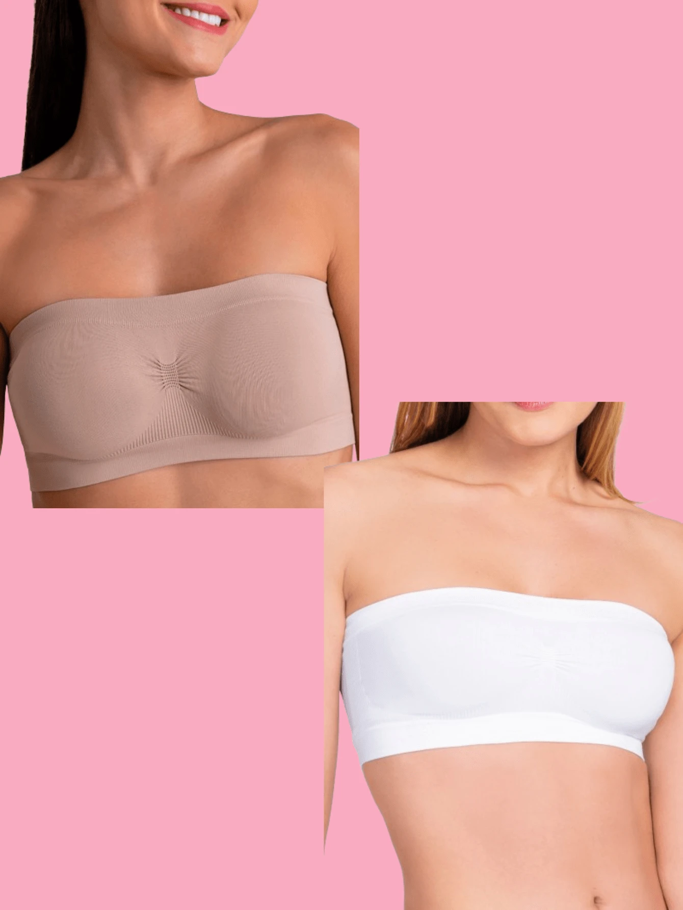 Kit 2 Lupo Seamless Bustier Top Bra - Ref. 44000 - 彩色 - 查看 1