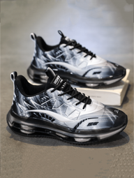 Casual Sports Running Shoes,Breathable Lightweight Sneakers For Men, Anti-Slip Fashionable Shock-Absorbing Thick Sole Athletic Shoes Valentines