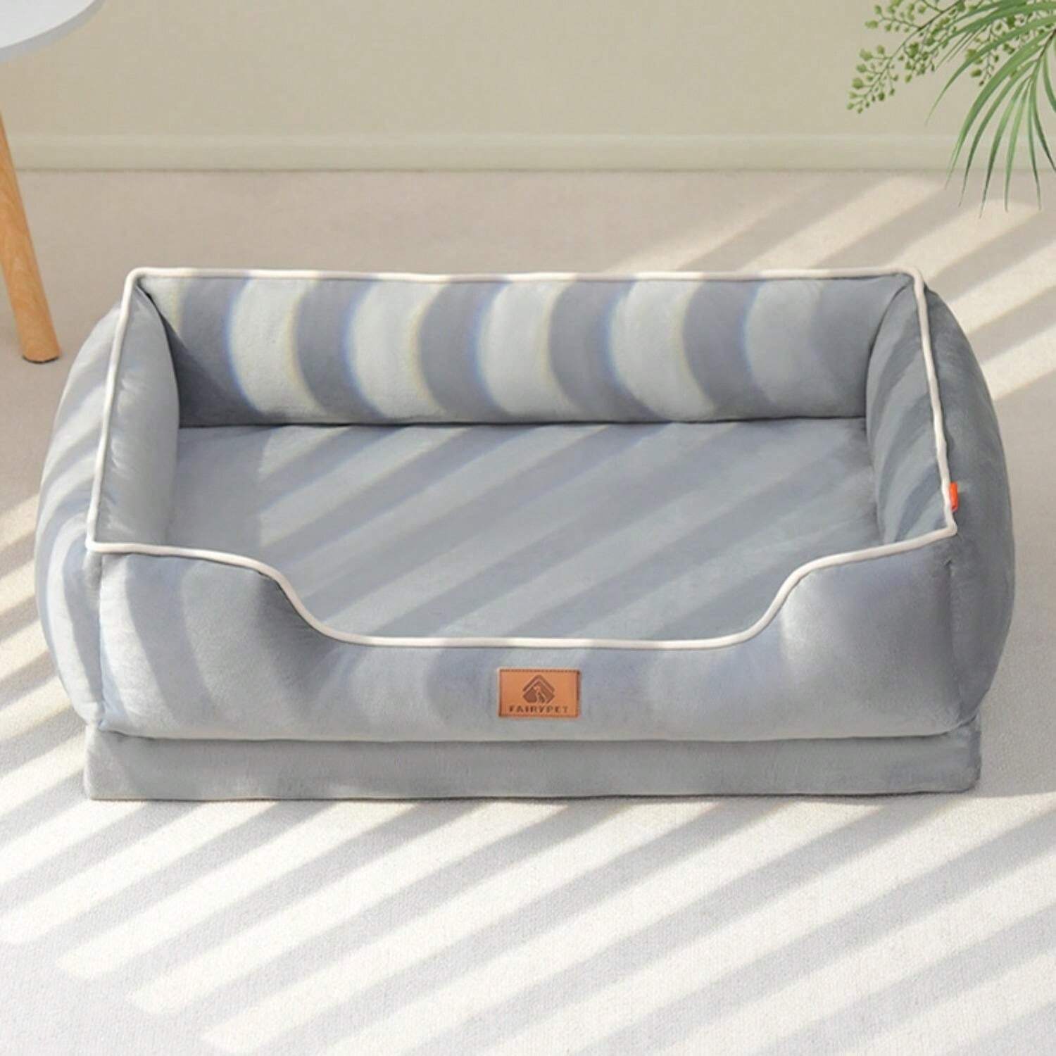 1pc Plush Cat Bed, 4Season Use Cat Bed, Pet Mat, Soft & Cozy Warm Pet