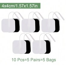 各种尺寸电极垫 2mm 针连接器替换凝胶垫 高品质 EMS 按摩贴片 适用于 TENS 装置 无纺布肌肉刺激器 最优价格 - 彩色 - 查看 16