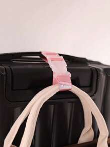 1/2条可调节行李带，便携式旅行行李带，必备旅行配件，方便携带，实用户外绑带，适合自驾游，带外置扣环的行李带，防丢行李牌，旅行必备，健身学习用品，假日露营必备，度假包，学习用品 - 彩色 - 查看 5