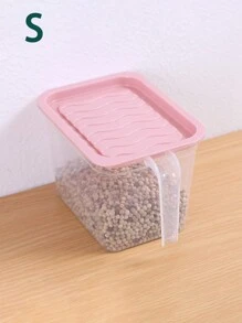 Set de 2 cajas de almacenamiento herméticas y transparentes con asas para el refrigerador, en estilo cajón de plástico para guardar granos, nueces, cereales, huevos, alimentos, frutas y verduras, aderezos para ensaladas, para uso al aire libre y camping
