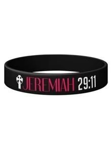 christian bible verse john philippians rubber bracelet silicone wristband