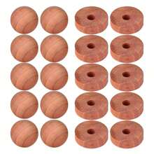 20pcs/10pcs/5pcs Clothing Storage Protector Set - Includes Cedar Balls And Cedar Rings For Clothing Protection And Odor Removal, Moth Repellent Cedar Wood Blocks For Closet Dress Pants Shoes Jeans Boots Skirtbedroom,Organizer,Organiser,Home Storage,White T Shirt Women,Black Pants Women,Ladies Winter Clothes,Dress,Winter Clothes For Ladies,Elegant Woman Dresses,White Shirt For Ladies,Long Sleeve,White Jumpsuit For Women,Spring Dresses For Women,Spring Outfits For Women,Spring,Spring Clothes,Minimalist,Summer Tops - Multicolor - View 2