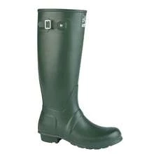Woodland Unisex Quality Strap Regular Wellington Boots (Green) - Army Green - View 2