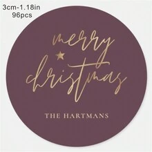 96 件万圣节恐怖木乃伊不给糖就捣蛋经典圆形贴纸着迷万圣节经典圆形贴纸可爱水彩生日万圣节经典圆形贴纸，圣诞节 - 彩色 - 查看 75