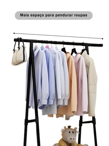 Simple Hanger, Folding Mobile Assembly, Multifunctional Floor Standing Clothes Drying Rack - 三角晾衣架 - 查看 6