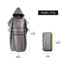 MUTAO Unisex Microfiber Quick Dry Beach Poncho With Storage Case, Portable Bathrobe For Bathroom, Surfing, Swimming, Beach Changing Cape, One Size Fits All,Women Valentine Gift Birthday Boyfriend Girlfriend Summer Wedding