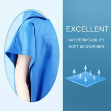 MUTAO Unisex Microfiber Quick Dry Beach Poncho With Storage Case, Portable Bathrobe For Bathroom, Surfing, Swimming, Beach Changing Cape, One Size Fits All,Women Valentine Gift Birthday Boyfriend Girlfriend Summer Wedding