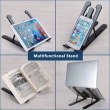 Multifunctional Laptop Stand With A Desktop Elevation Bracket Design. Foldable And Adjustable In Height. Highly Portable. It Is An Ideal Choice For Office Use. - Computer Stand - View 5