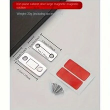 Stainless Steel Invisible Cabinet Door Magnetic Catch, Wardrobe Sliding Door Magnet, Ultra-Thin Cabinet Absorber Strong Magneti
