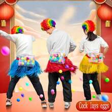 1set Party Shaker Balls Box, Electric Shake Butt Ball Box, Shake Ping Pong Game, Shake Ball Game Set - Perfect Choice For Family Fun, Ideal For Indoor/Outdoor, Birthday, Wedding, Summer Party And Theme Events,Christmas - Multicolor - View 1