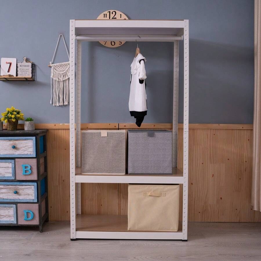 Heavy Duty Clothing Garment Rack, Freestanding Clothing Rack, Portable