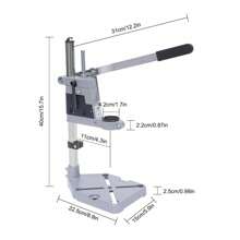 OUKANING Adjustable Hand Drill Press Bench Stand DIY Workbench Pillar Clamp Drilling Tool Floor Drill Press Stand Table For Drill Workbench Repair Tool Clamp For Drilling Collet,Drill Press Table