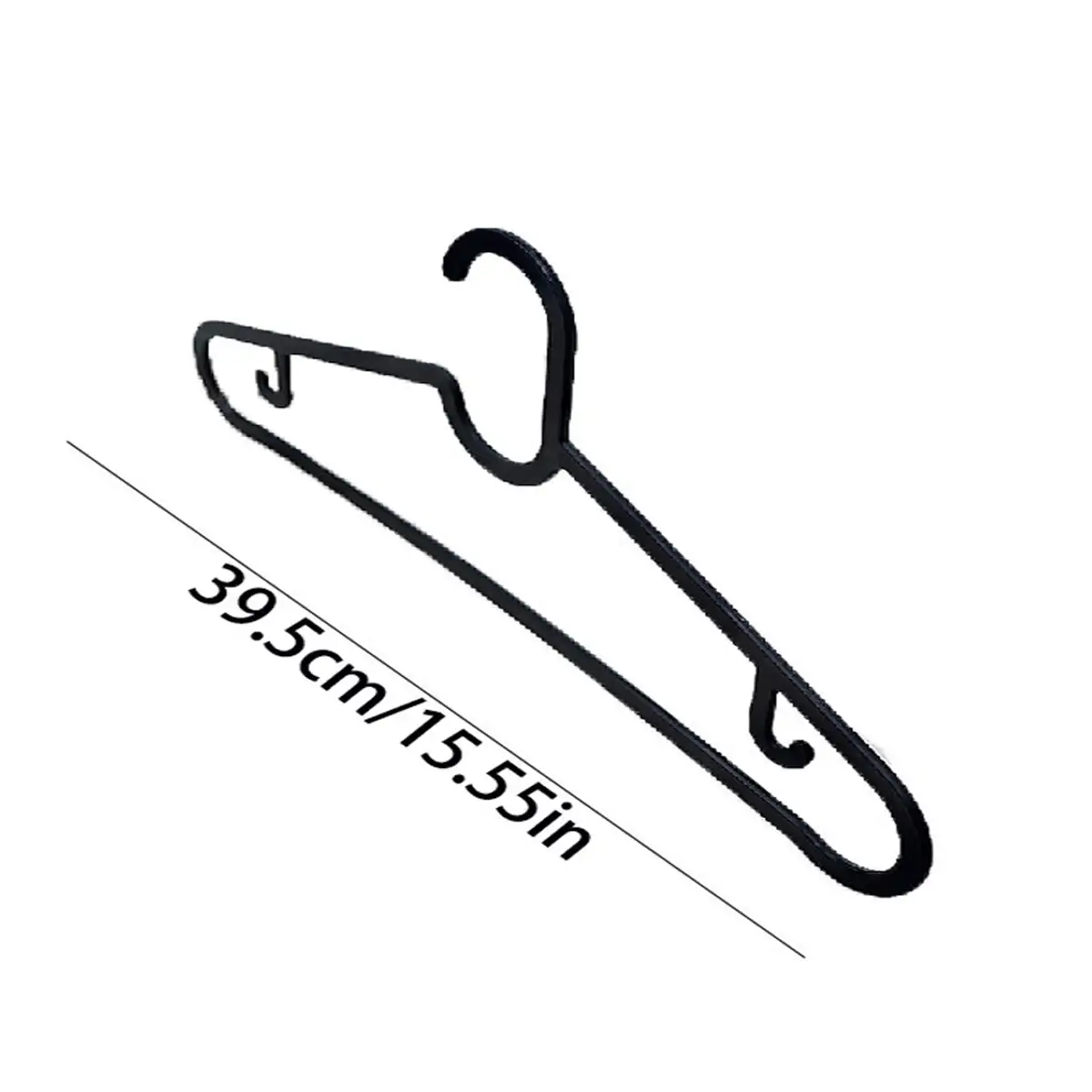 5件/10件轻质防滑塑料衣架，PP材质，家用 - 彩色 - 查看 9