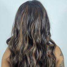 Wavy Lace Wig Premium Organic Fiber Wig RAFA-NONV24 70CM - 棕色 - 查看 5