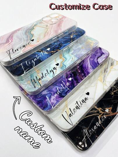 1 Funda de teléfono personalizada con nombre, Funda de teléfono con diseño de nombre personalizado, Funda de teléfono con nombre personalizado, Funda de teléfono personalizada con imagen, Funda de teléfono con imagen personalizada, Regalo de aniversario, Regalo del Día de San Valentín, Regalo de cumpleaños, Regalo de boda, Regalo del Día de la Madre, Regalo para mamá/papá, Regalo para novio, Regalo para novio, Compatible con iPhone Galaxy Único, Personalizado, Regalos ideales para él, Regalos ideales para ella, Novio, Novia, Familia, Amigos, Abuelos, Pareja, Para aniversarios, Para cumpleaños, Fundas de teléfono personalizadas, Otoño elegante, Teléfonos celulares y accesorios, Selección de temporada