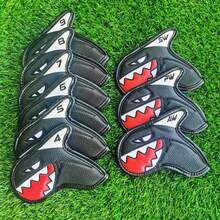 9PCS Shark Golf Iron Covers Golf Wedge Cover Golf Head Covers Protective Cover - Multicolor - View 7