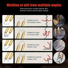New Portable Plastic Welder Kit With 1000pcs Welding Nails And Pliers Rapid Fever Plastic Welding Gun Auto Bumper Repair Most Plastic Cracks  -Plastic Welder Repair Kit ,Without Battery,US Plug(Red) - View 11
