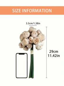 1束丝绸牡丹花束，人造玫瑰花27朵花头，人造山茶花，一根茎上有三朵花，假花真焦边玫瑰牡丹茶花婚礼拍摄道具家居小花束装饰摆件，婚礼拍摄道具，家居小花束装饰摆件，家居客厅餐桌装饰，DIY插花求婚装饰家居餐厅客厅装饰 - 白色 - 查看 7