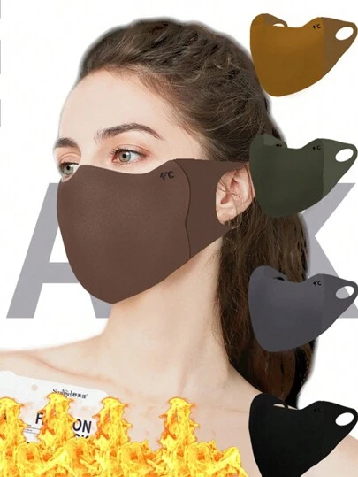 1 件男女通用冬季面罩，防风、防紫外线、保暖、可重复使用泡沫滑雪面罩，适合骑自行车、骑摩托车和滑雪