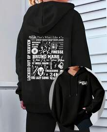 Bruno In Brazil Tour Mars Sweatshirt Bruninho Locked Out Of Heaven - Black - View 2