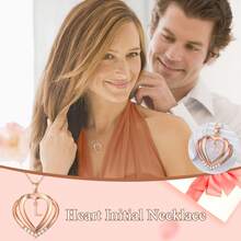 TOUPOP Dây chuyền chữ cái trái tim cho phụ nữ vàng hồng S925 bạc nguyên chất Moissanite mặt dây chuyền chữ L sinh nhật kỷ niệm đám cưới bảng chữ cái từ A đến Z quà tặng trang sức cho vợ bạn gái ngày lễ tình nhân của cô ấy - L - Xem 1