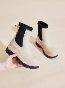 New Design Women Waterproof Rain Boots, Rubber Boots, Anti-Slip Soft Bottom Galoshes
