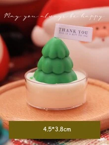 1pc 圣诞节小茶蜡限量新品香薰蜡烛伴侣礼物生日礼物家居装饰蜡烛 - 彩色 - 查看 9