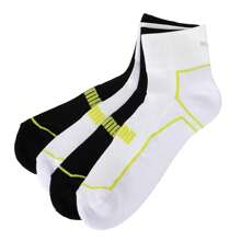 Puma 男襪女襪透氣休閒襪健身訓練襪跑步兩雙裝運動襪938405-02 - 白色-黑色 - 查看 2