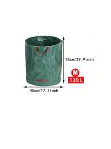 Outdoor Waterproof Large Capacity Leaf Storage Bag, Foldable Garden Yard Trash Waste Collection Bag - Multicolor - View 14