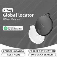 Global Positioning Anti-Lost Tracker, Mini Smart Locator, One-Click Find, Remote Find, Forgotten Notification, GPS Tracker Compatible With "Find My Global" Platform, Applicable For Elderly, Children, Pets, Cars, Keys, Bags, Etc., Only Supports IOS