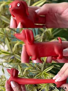 Squishy Squeeze Fidget Toy Strawberry Banana Fruit Scented Unicorn Burger Anti Stress Squeeze Toy - 小狗 - 查看 1