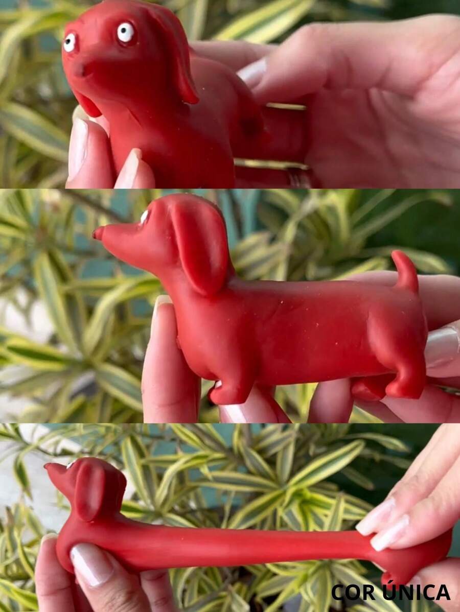 Squishy Squeeze Fidget Toy Strawberry Banana Fruit Scented Unicorn Burger Anti Stress Squeeze Toy - 小狗 - 查看 1