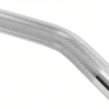 EZ Bar, EZ Curl Bar 4ft, Barbell Bar, Barbell Weight Bar With 2 Spring Clips - Style1 - View 4