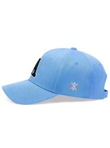 Men Letter A Embroidered Baseball Cap Outdoor Adjustable Sunscreen Leisure Hat Spring Autumn Travel Tourism Beach Vacation