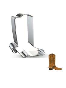 1 件卡通牛仔白马不锈钢饼干/蛋糕切刀模具 DIY 糖霜水果切割工具