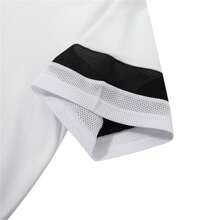 TeamRISE Jersey Men's Casual Short Sleeve Training Sports T-Shirt, Recommend Ordering One Size Down - White - View 6