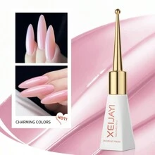 XEIJAYI 1pc 10Ml Long-Lasting Eggshell Glue Gel Nail Polish UV/LED Soak Off Gel Nail Polish For Nail Art DIY Salon Home Holiday Gift For Women - 粉色 - 查看 5