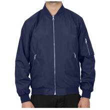 Chaqueta tipo bombardero MA-1 ligera para hombres - Marina de guerra - Ver 1