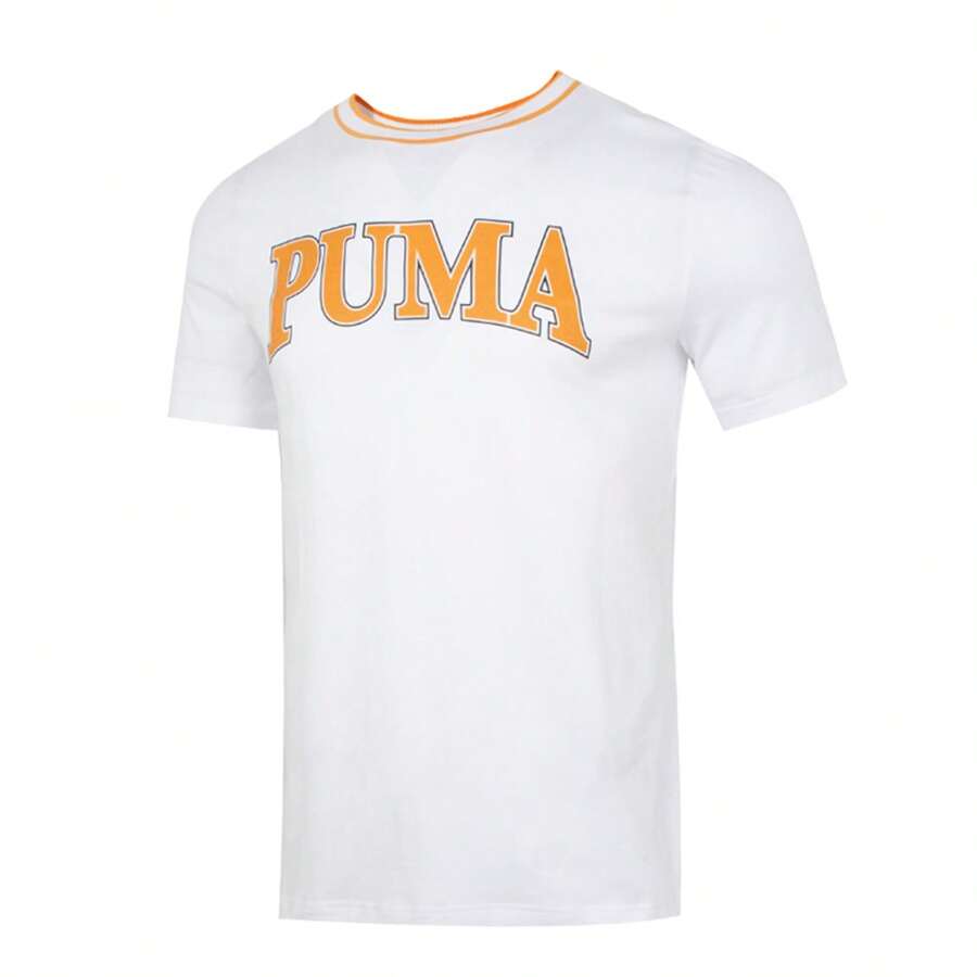 Puma Men's Loose Fit Crew Neck Short Sleeve T-Shirt, Comfortable Daily Wear, 682183-01