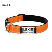 Phụ kiện vòng cổ cho chó cưng DIY bằng nylon có thể điều chỉnh, khắc tùy chỉnh, phù hợp với chó nhỏ-trung bình - Nhiều màu - Xem 18