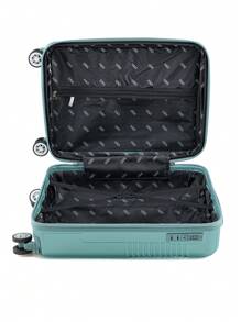 52*31*22cm Carry On Luggage With 360° Wheels 8kg ABS Double Layer Anti-Theft Zipper Carry On Suitcase - 橄欖綠 - 查看 6