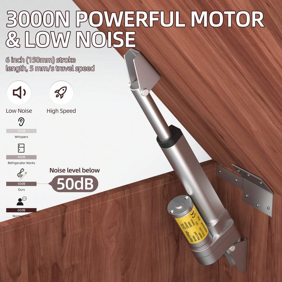 1Pack 12V Linear Actuator High Speed 14mm/S Linear Motion Actuator