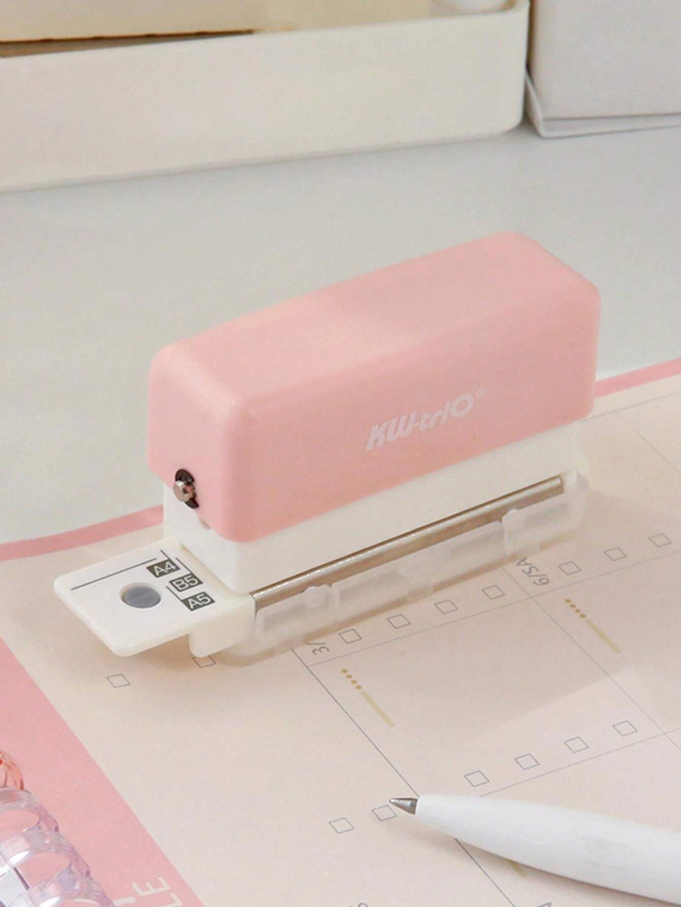 1pc 6Hole Paper Punch, Practical LooseLeaf Notebook, Mini Craft Hole