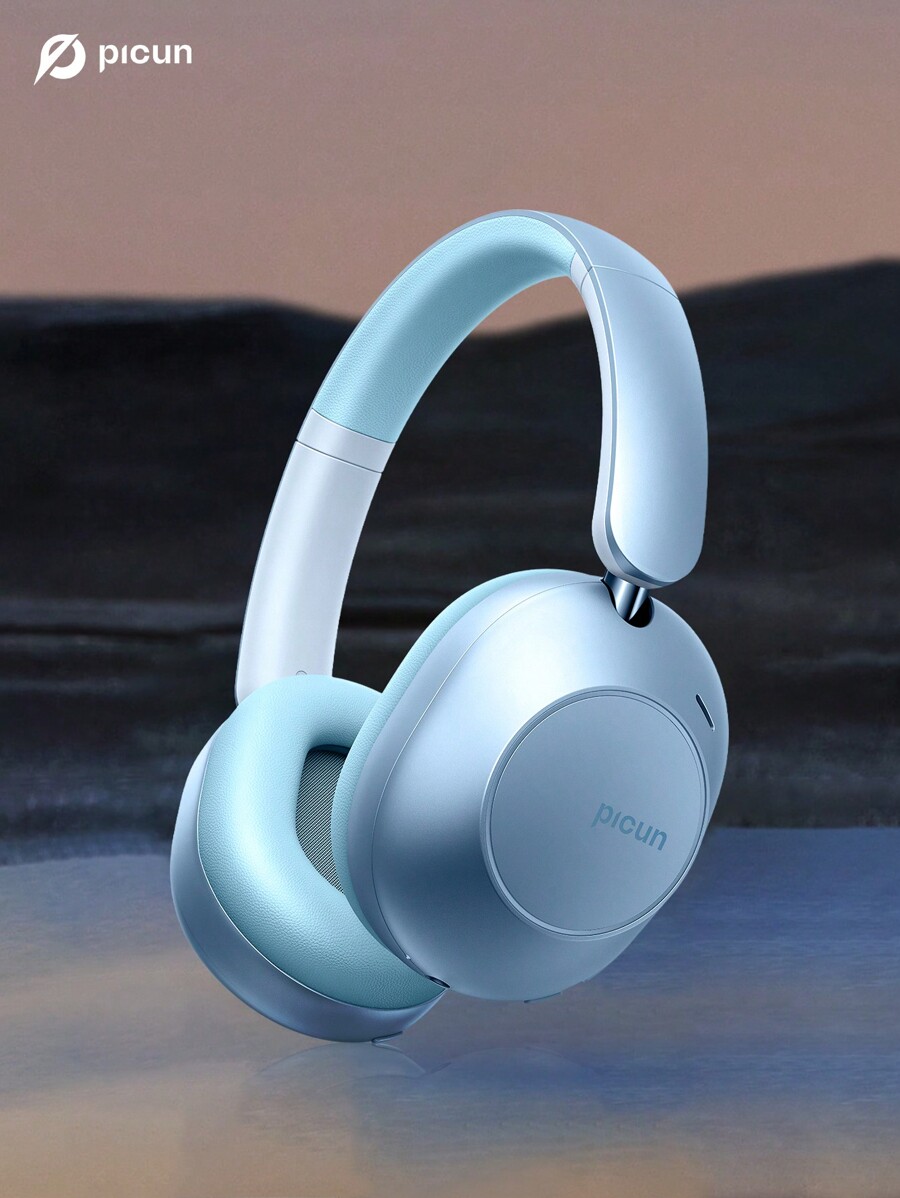 Picun F6 Hybrid Active Noise Cancelling Headphones, WirelessOver Ear ...