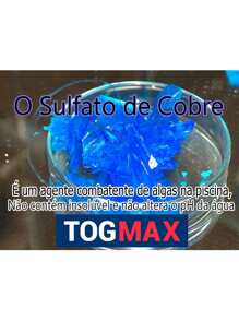 Sulfato De Cobre 99% Pureza 1kg Contra Caramujos Multiuso - Branco - Visão 2