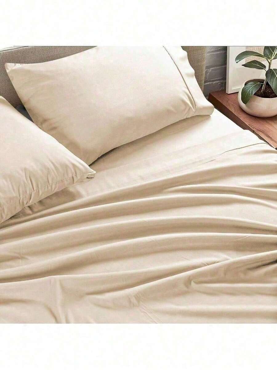 Sheet Set Queen Microfiber Ultra Soft Breathable 4 Piece Full Size Bed