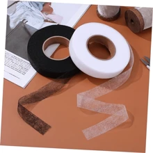 2 Rollen selbstklebende Gardineneinfassung, Klebeband für Bekleidungssäume, Textilkleber, Nähfreies Klebeband, hitzeaktivierter Klebstoff, Gardinen-Klebeband, Kleider, doppelseitiges Klebeband, Einfassungsband zum Nähen von Röcken, Stoffen, Basteleien, Nähzubehör