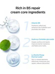 La Roche-Posay B5 Multi-Purpose Moisturizing & Repairing Face Mask, Hydrating & Soothing For Redness - 5 Pieces (box) - View 3